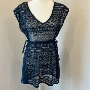 Miken Swim Coverup Black Medium